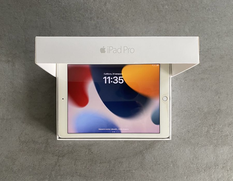 MLQ42LL/A iPad Pro 9,7 дюймов 128GB Wi-FI+Cellular Silver Model A1674