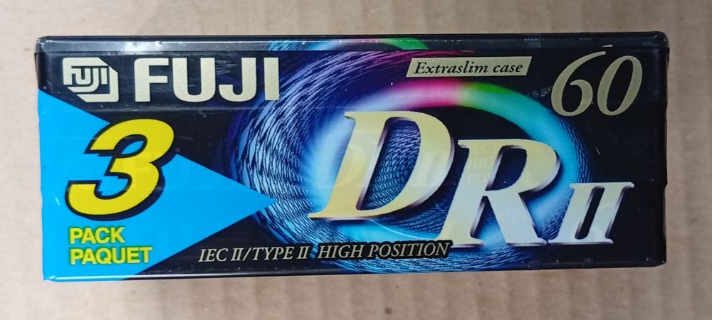 Conjunto de 3 cassetes K7 seladas