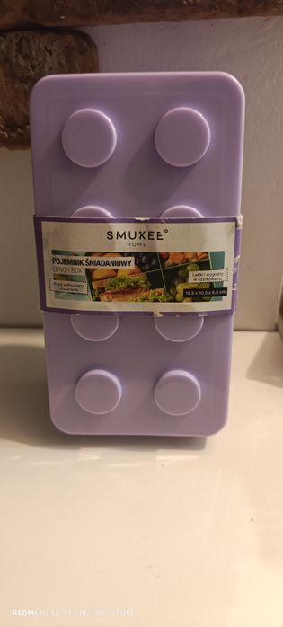 Śniadaniówka lunchbox w kształcie lego