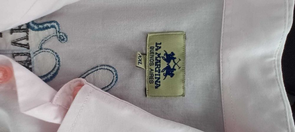 La Martina koszula  hafty  elegancka