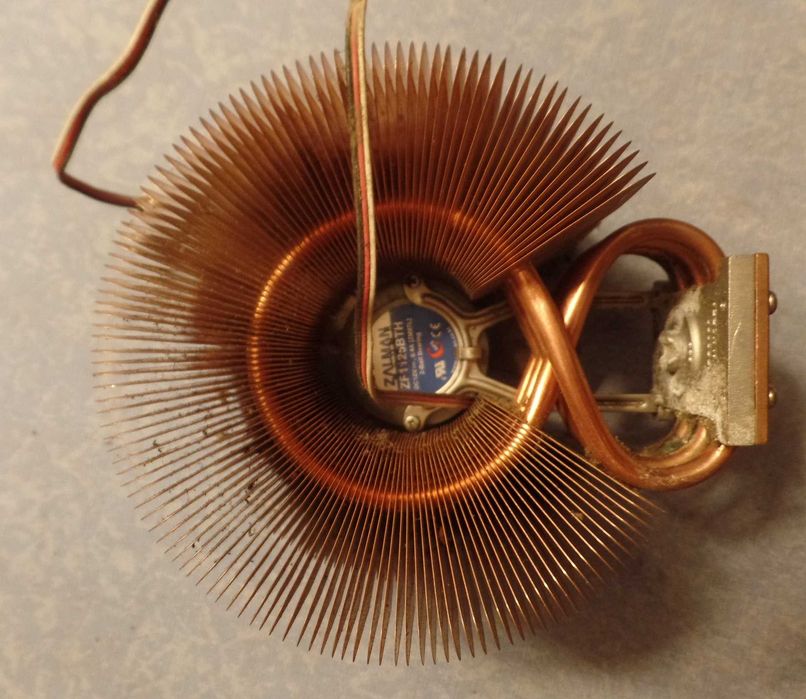 Cooler de CPU Zalman ZF1125BTH em Cobre e Níquel64751447709185121