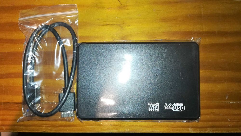 Caixa Externa para Disco Rigido 2.5'' USB 3.0 - Novo e Lacrado.