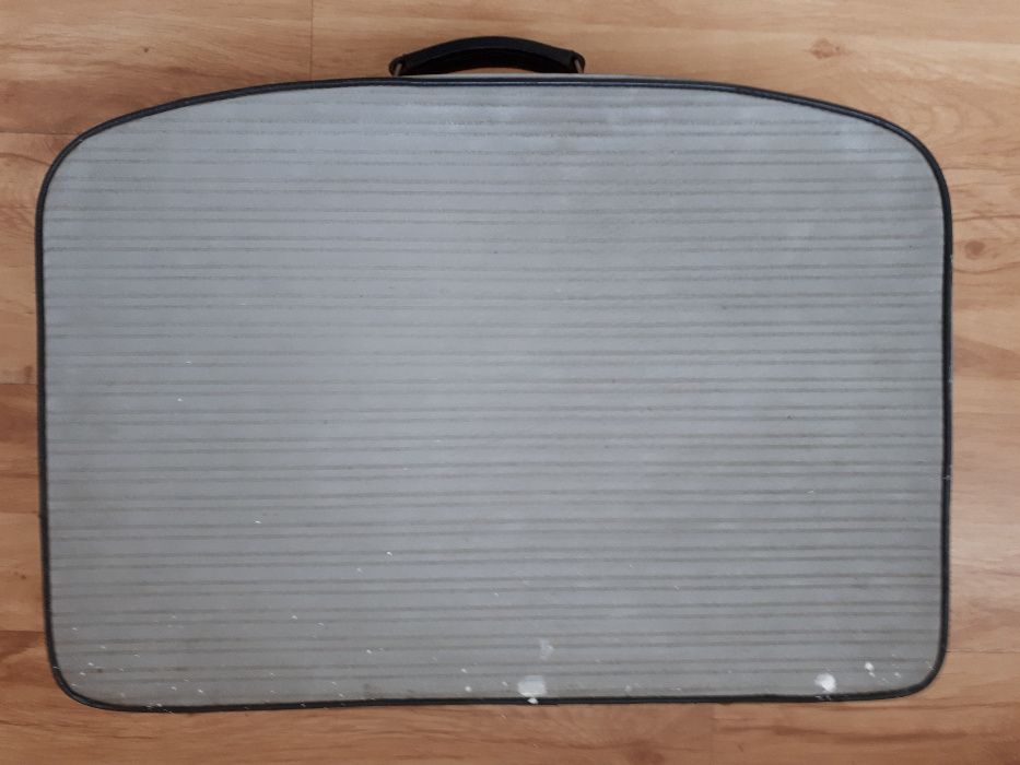 Walizka podróżna lata 50., zabytek, PRL, vintage dekoracja antyk