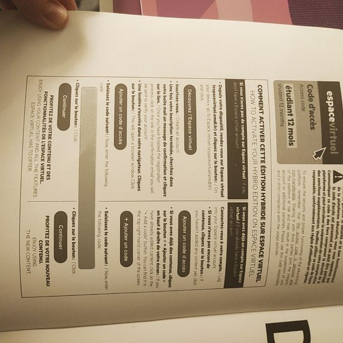 Defi Actuel 2 Methods de Français A2, dostęp do espacevirtuel