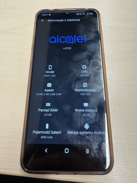 Alcatel 1S 3gb RAM 32gb