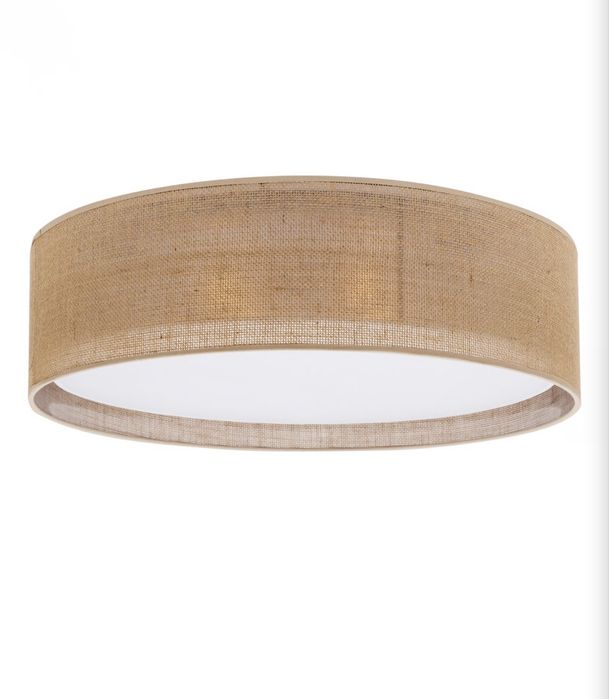 Lampa sufitowa Agata Meble Juta 60 cm plafon boho z juty 4 punkty swiatla
