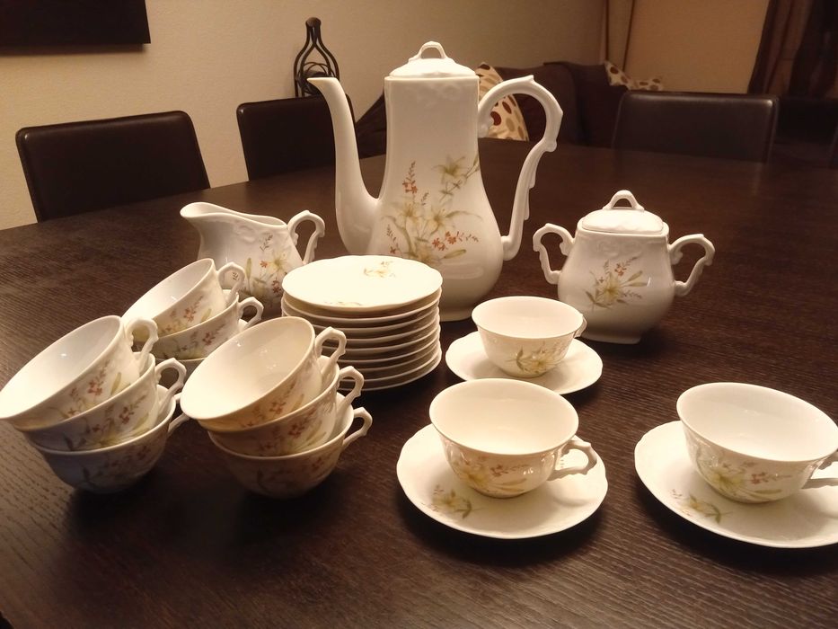 VISTA ALEGRE Porcelain Coffee Set - BRAND NEW