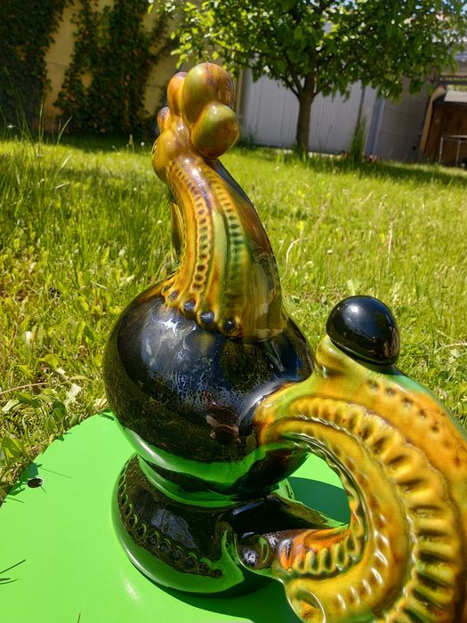 Васильківська Майоліка штоф "півень"петух.