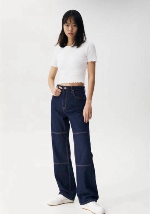 Джинси широкі pull&bear