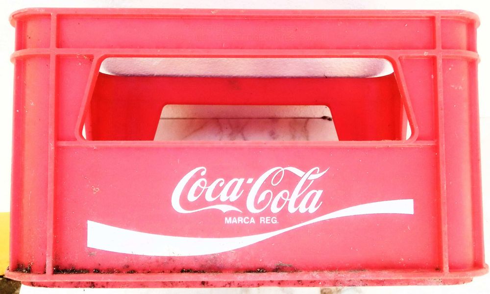 Coca-Cola caixa grade vintage - 24 garrafas
