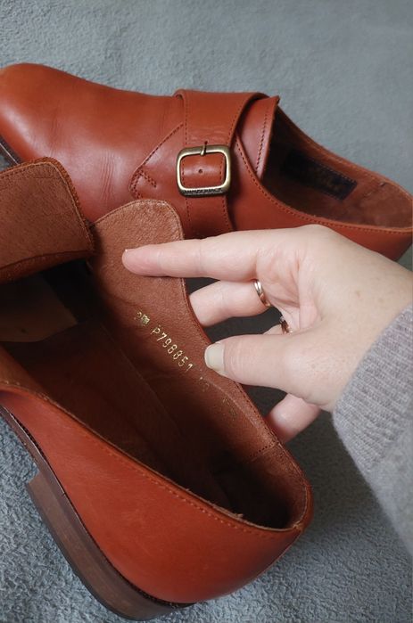 Черевики шкіряні Lumberjack Monk  40 р 26 см монкі, лофери, туфлі