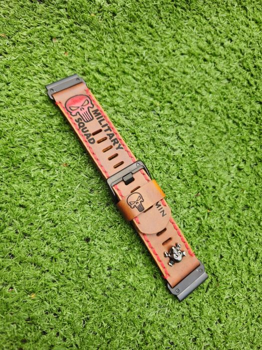 Pasek do Garmina szerokość 26 mm, QuickFit  ,skóra naturalna, handmade