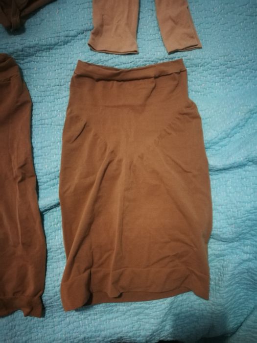 Bielizna modelująca 4 szt Spodenki spódnica wyszczuplające s