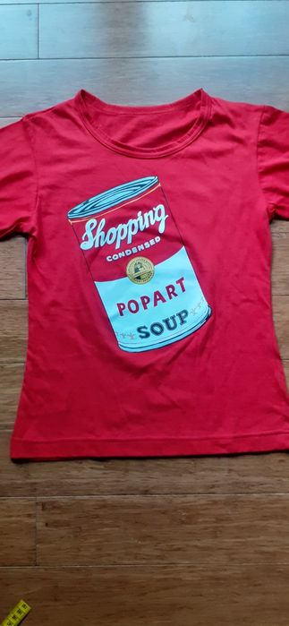 Koszulka z nadrukiem inspirowanym Puszką  Pop art Soup