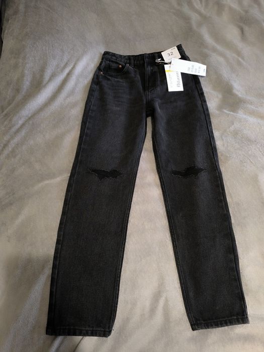 Джинси мом чорні нові