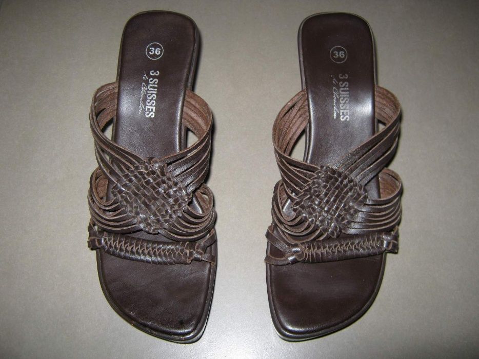 Sandálias Cunha Pele, 36