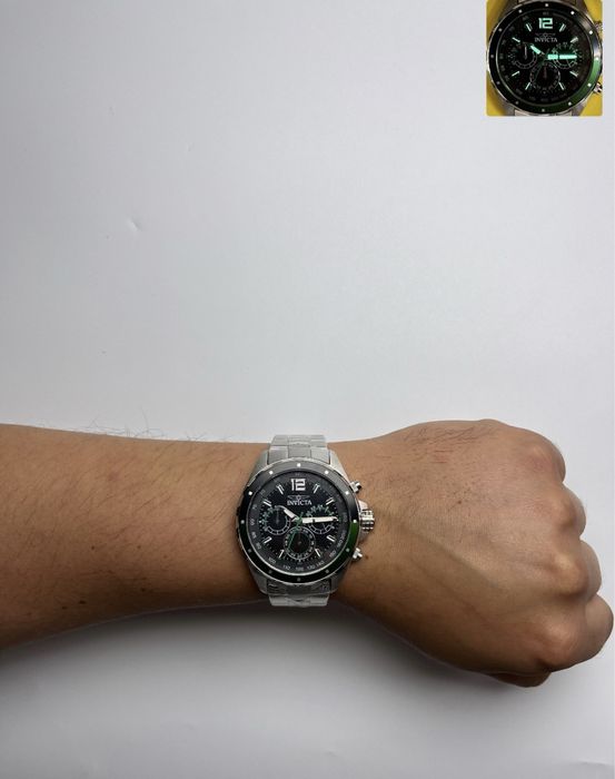 Invicta 49363, чоловічий годинник зі сталевим ремінцем, інвікта