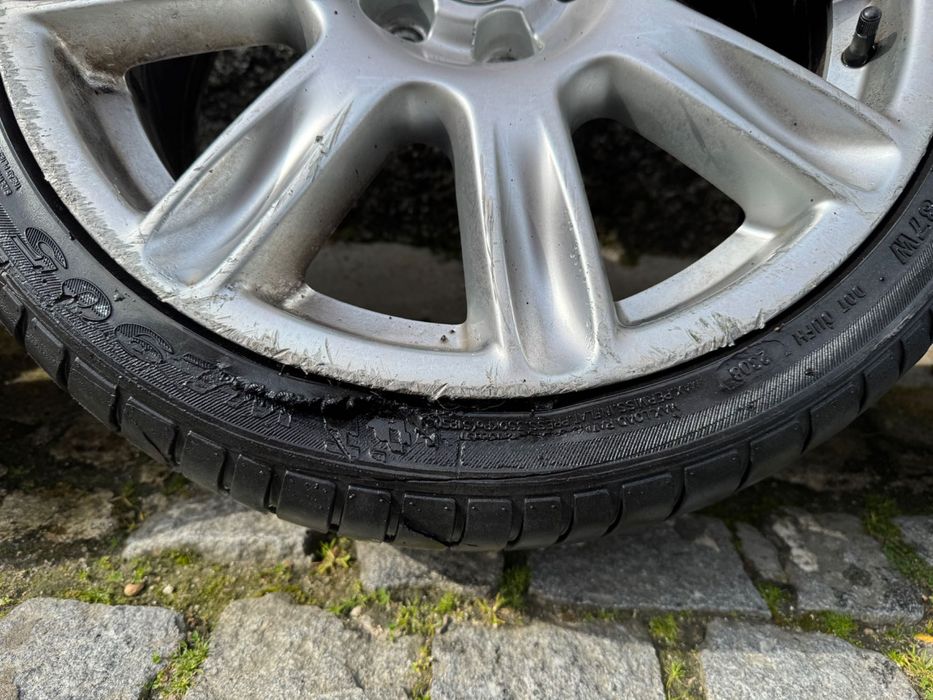 Jantes BBS 17 5x100 (Originais) VW Polo Cross com pneus (PREÇO FIXO)