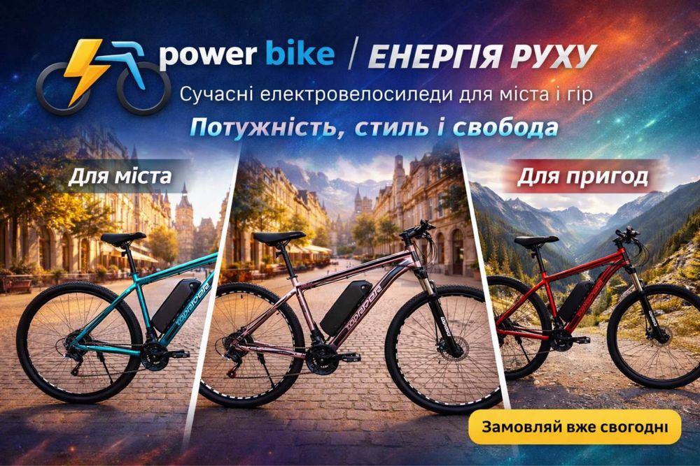 Електровелосипед 36v 500w новий