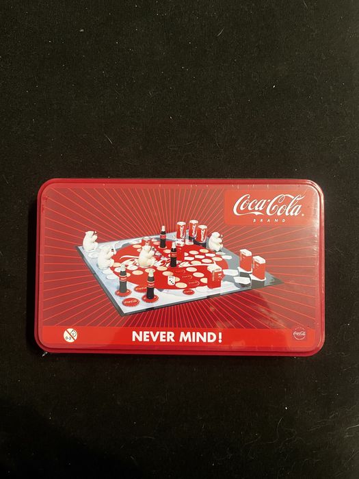 UNIKAT Zestaw Coca-Cola 2003: 4 Kubki Espresso + Gra NOWA w folii