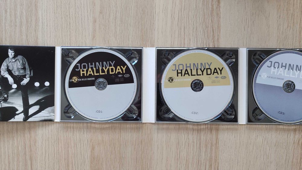 3 CD: Johnny Hallyday - Les 50 plus belles chansons