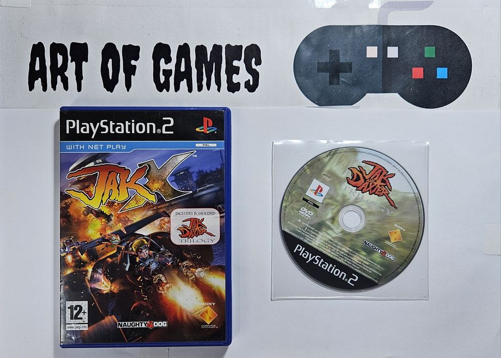 Jak X plus Jak and Daxter Trilogy Ps2 Playstation 2 Komplet