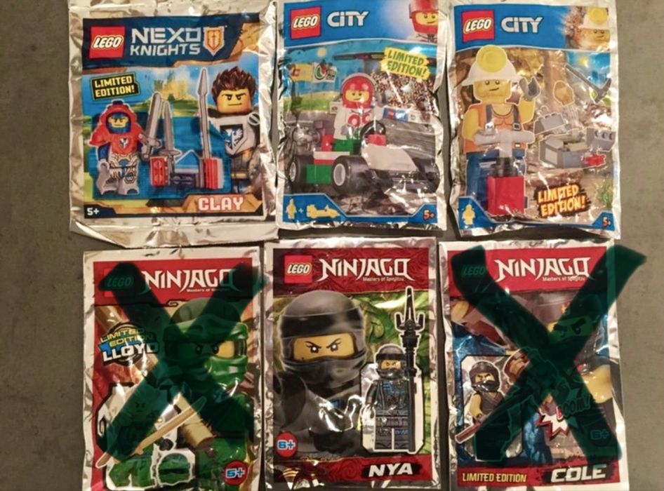 Saquetas Minifiguras Lego