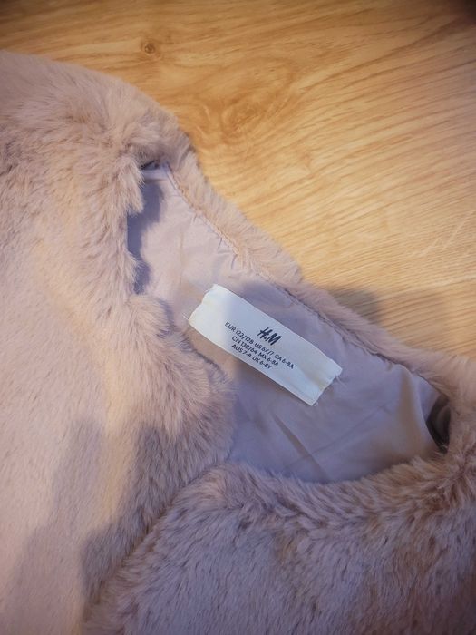 Futerko kamizelka ocieplacz H&M 122 128
