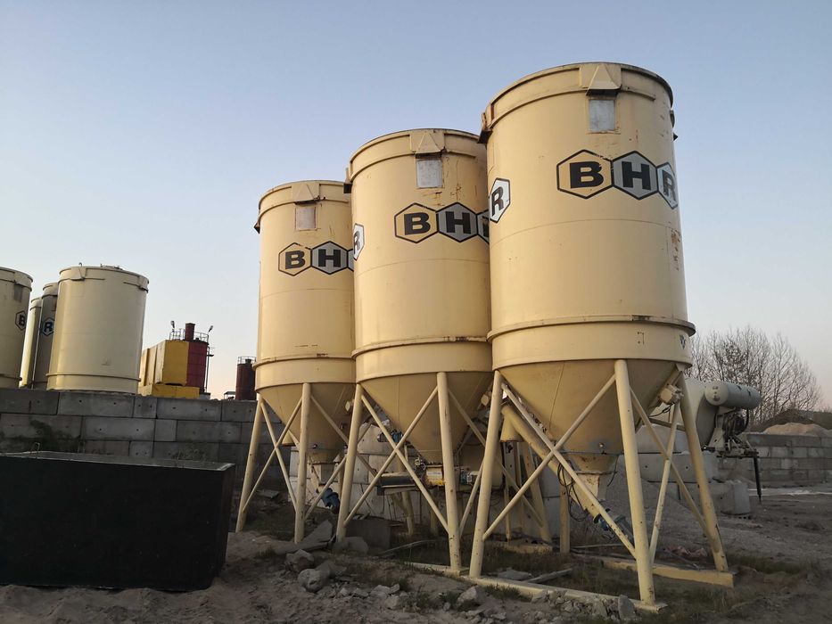 Silos kieszeniowy na tynk, cement, piasek m-tec 20000L,F-VAT