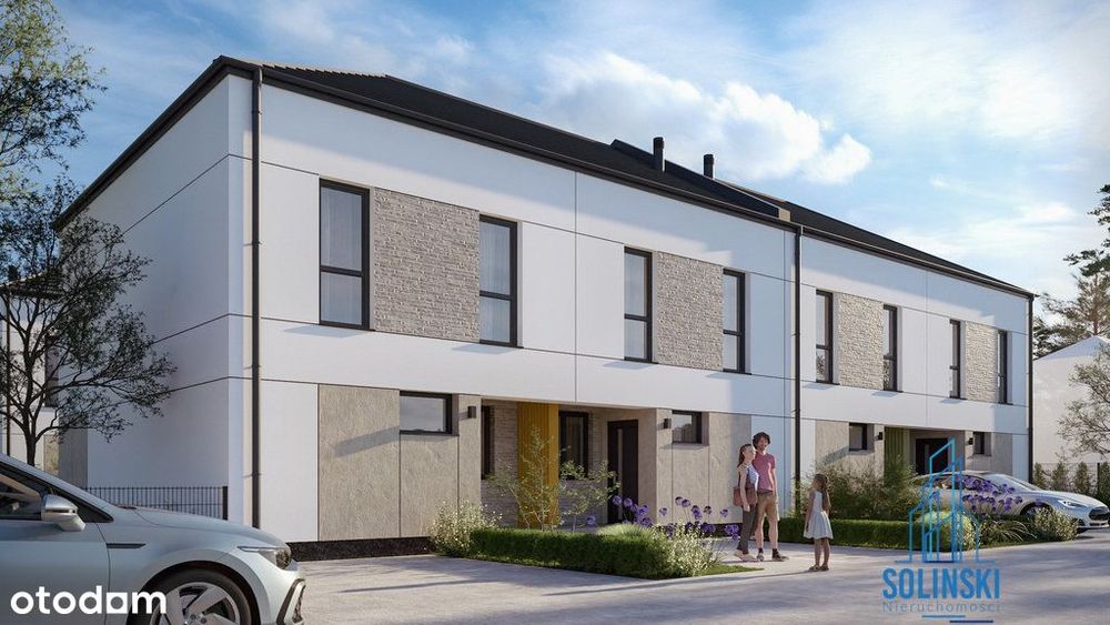 Nowe zamknięte osiedle domów przy ul. Ogińskiego