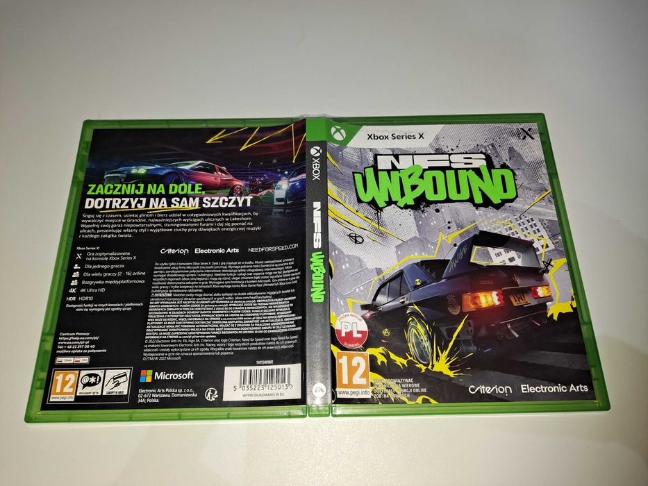 NFS Unbound Need for Speed [Polskie Wydanie] Xbox Series X