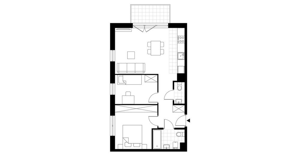 3-pokojowe mieszkanie 57m2 + balkon Bez Prowizji