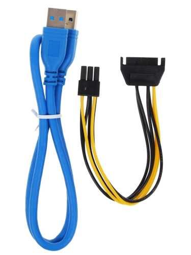 PCI-E Riser Adapter V006C USB 3.0 PCI-E 1x to 16x64738700788865122