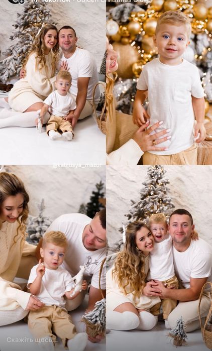 Різдвяна новорічна сіейна фотосесія фотограф львів, портрет