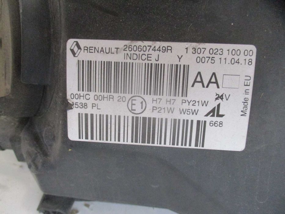 farol optica renault megane III 2009