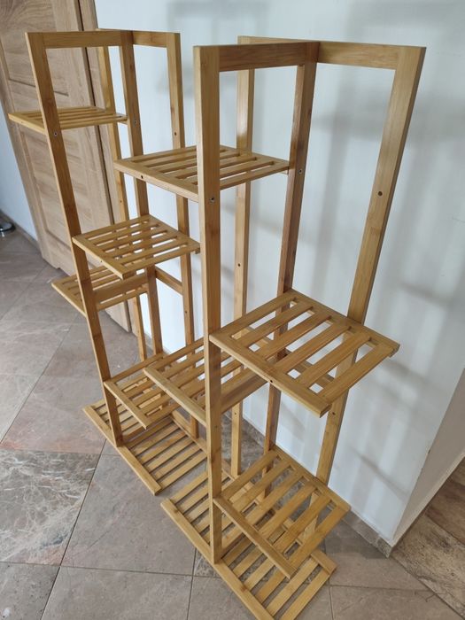 Duży stojak kwietnik bambusowy cena za  2szt kpl Kraków