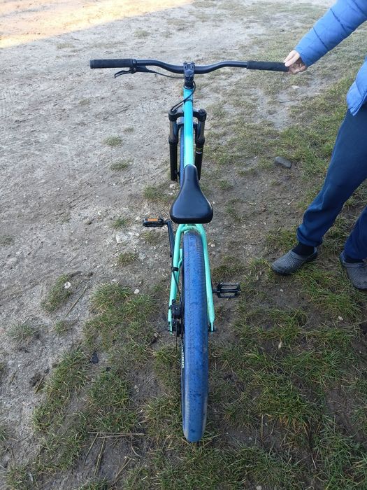 Rower Dirt turkusowy