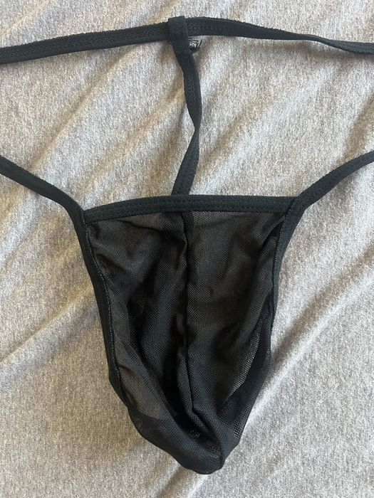 Tanga homem renda preto