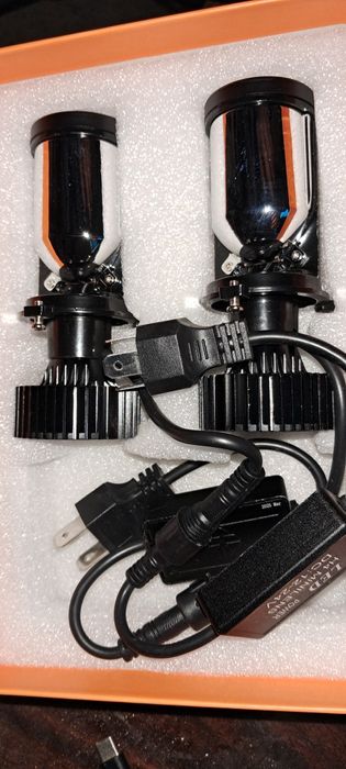 Лед лампы с линзой h4