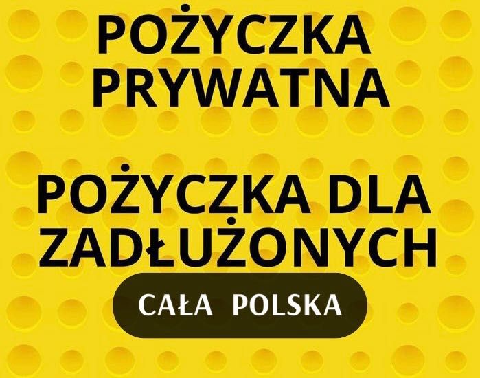 Pożyczka prywatna dostępna bez weryfikacji
