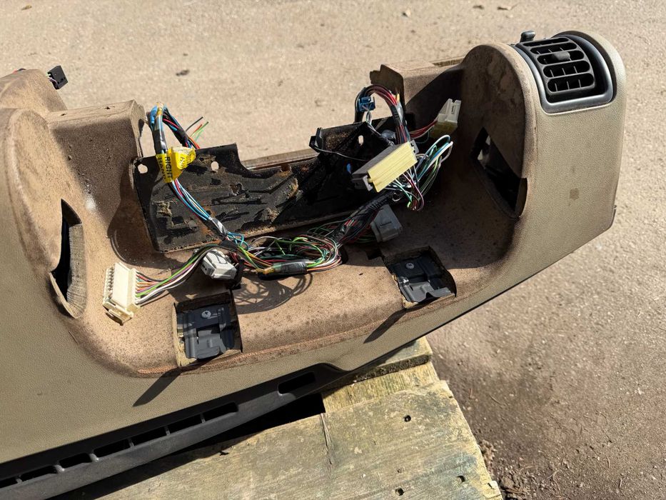 Land Rover Discovery bege tablier