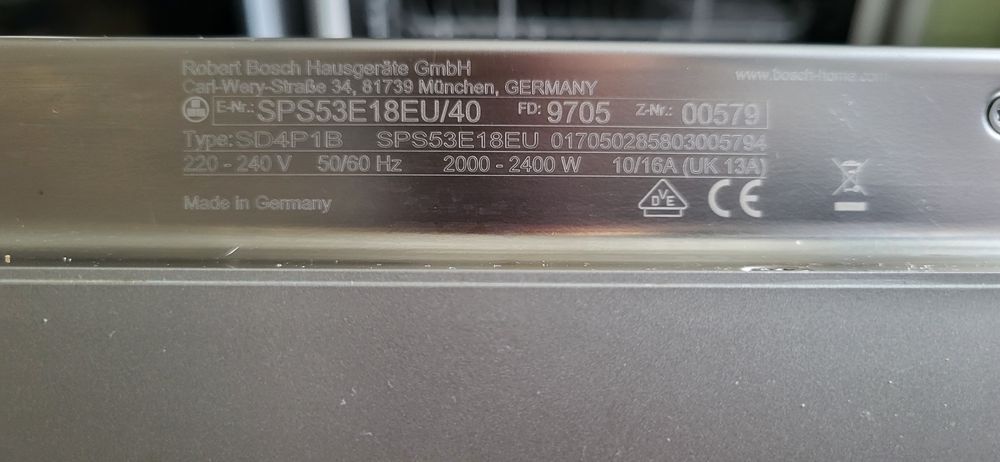 Zmywarka Bosch 45 SPS53E18EU