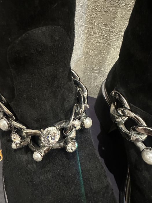 Сапоги Le Silla замшеві з хутром