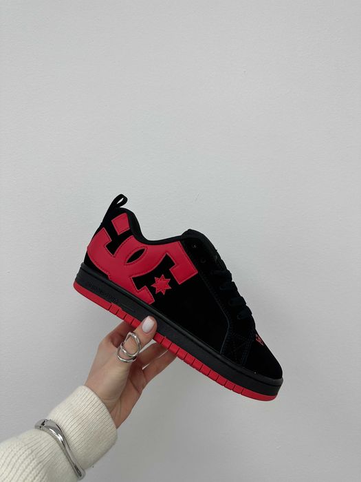 !SALE! DC Shoes Court Graffik Black/Red 36 37 38 39 40 41 дс дісі