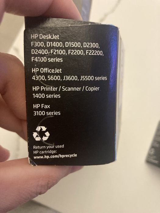 Zestaw tuszy hp oryginał nowe zapakowane 21 22