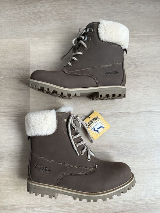 Kozaki zimowe skórzane rozmiar 37