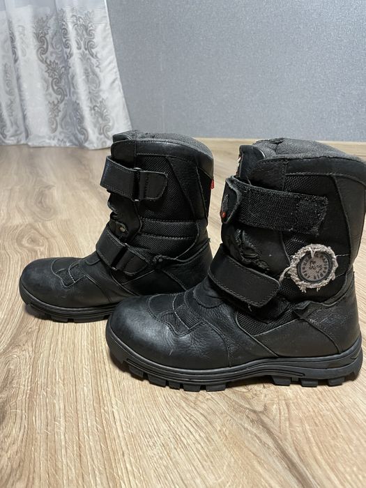 Шкіряні зимові ботинки