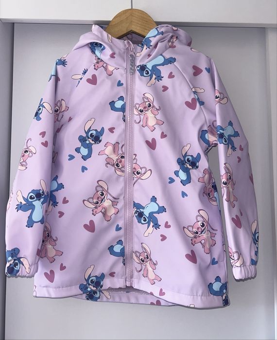 Nieprzemakalna kurtka dziewczęca Stitch