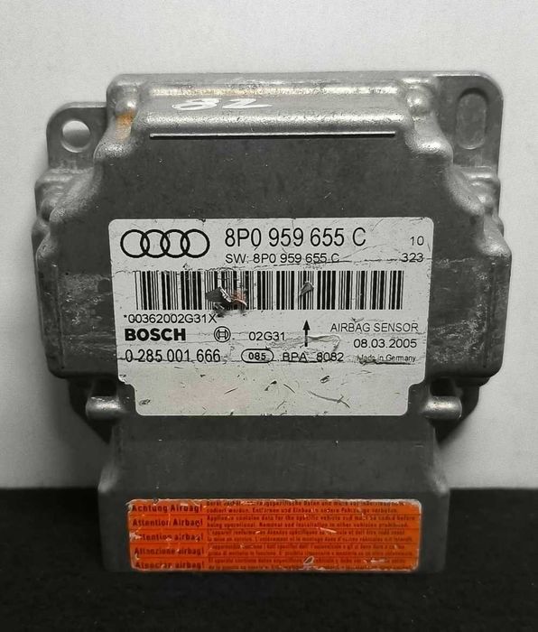 Centralina Airbag AUDI A3 (8P1) ano 2003