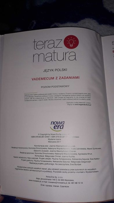 Podręcznik teraz matura vademecum